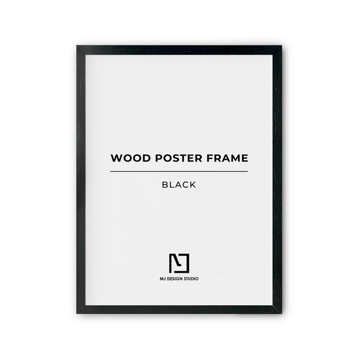 Black Wood Poster Frame