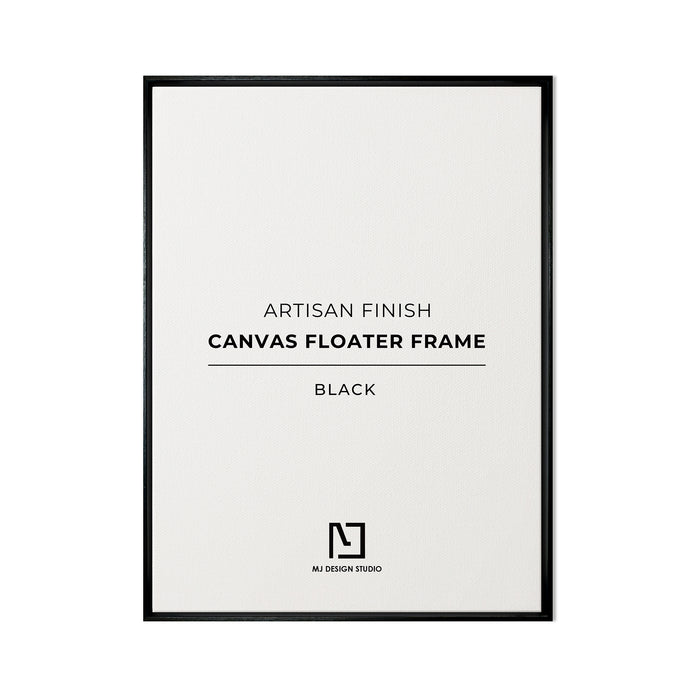 Black Artisan Canvas Floater Frame