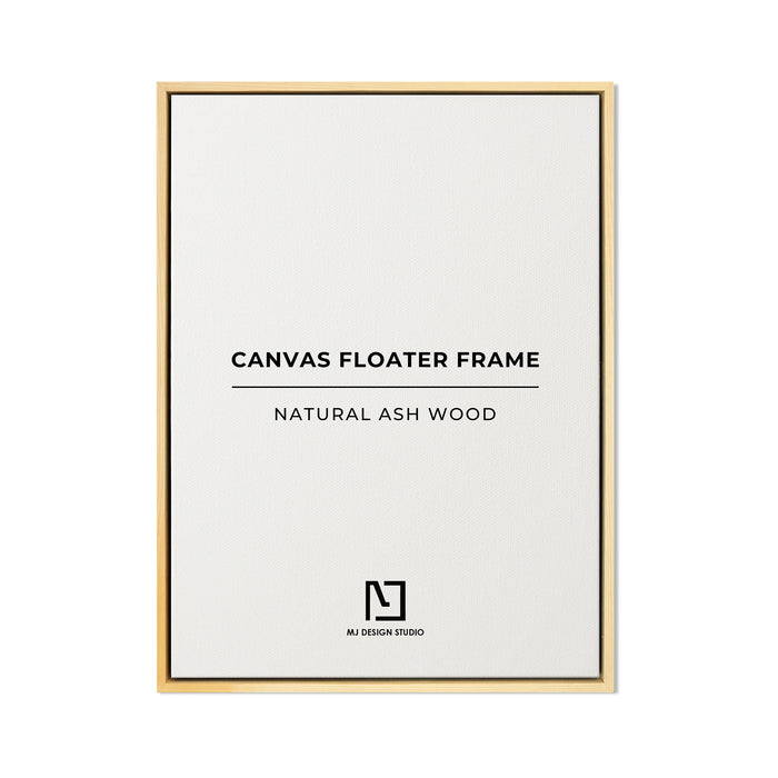 Natural Ash Wood Canvas Floater Frame