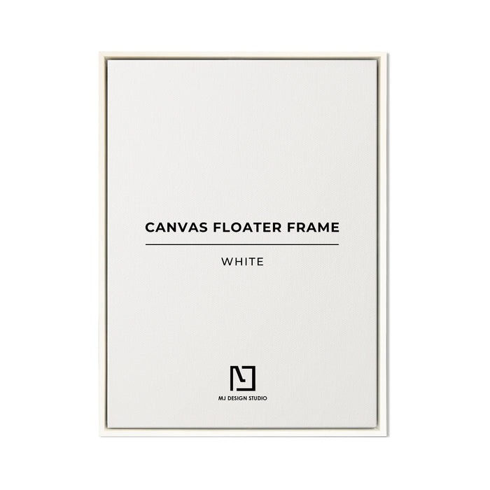 White Wood Canvas Floater Frame