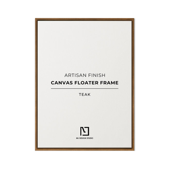 Teak Artisan Canvas Floater Frame