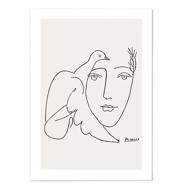 Picasso Line Sketch II Art Print - MJ Design Studio