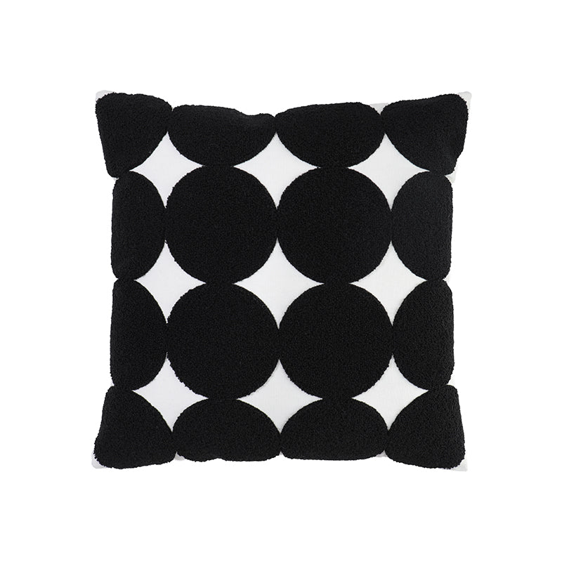 Scatter Cushion Cover Black Dot