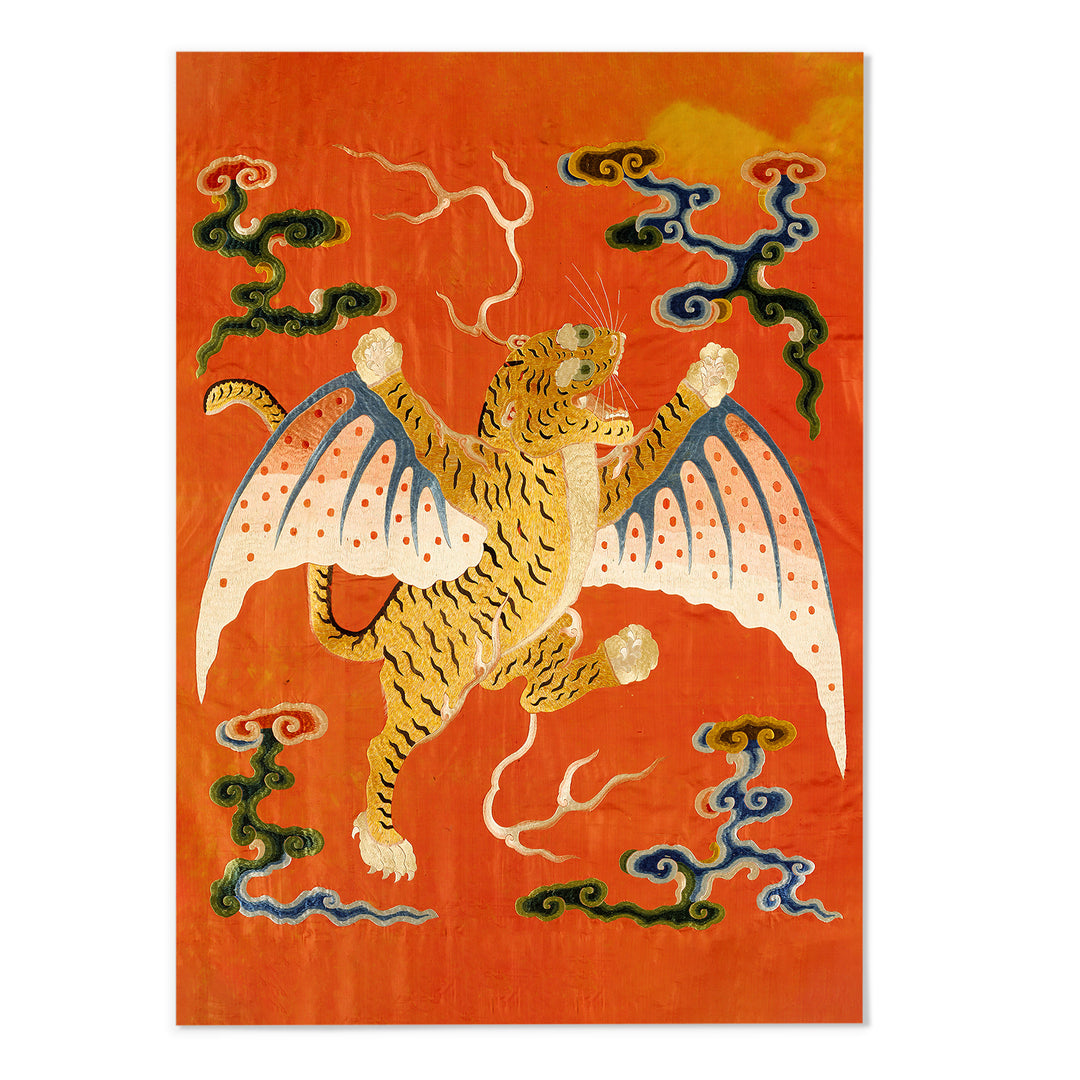 Winged Tiger Art Print