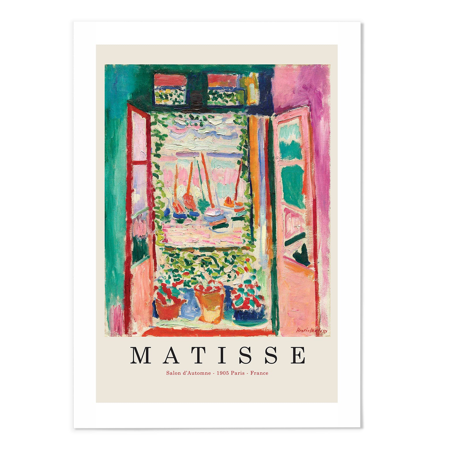 Matisse The Open Window Art Print - MJ Design Studio
