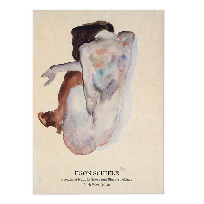 Egon Schiele Back View Text Version