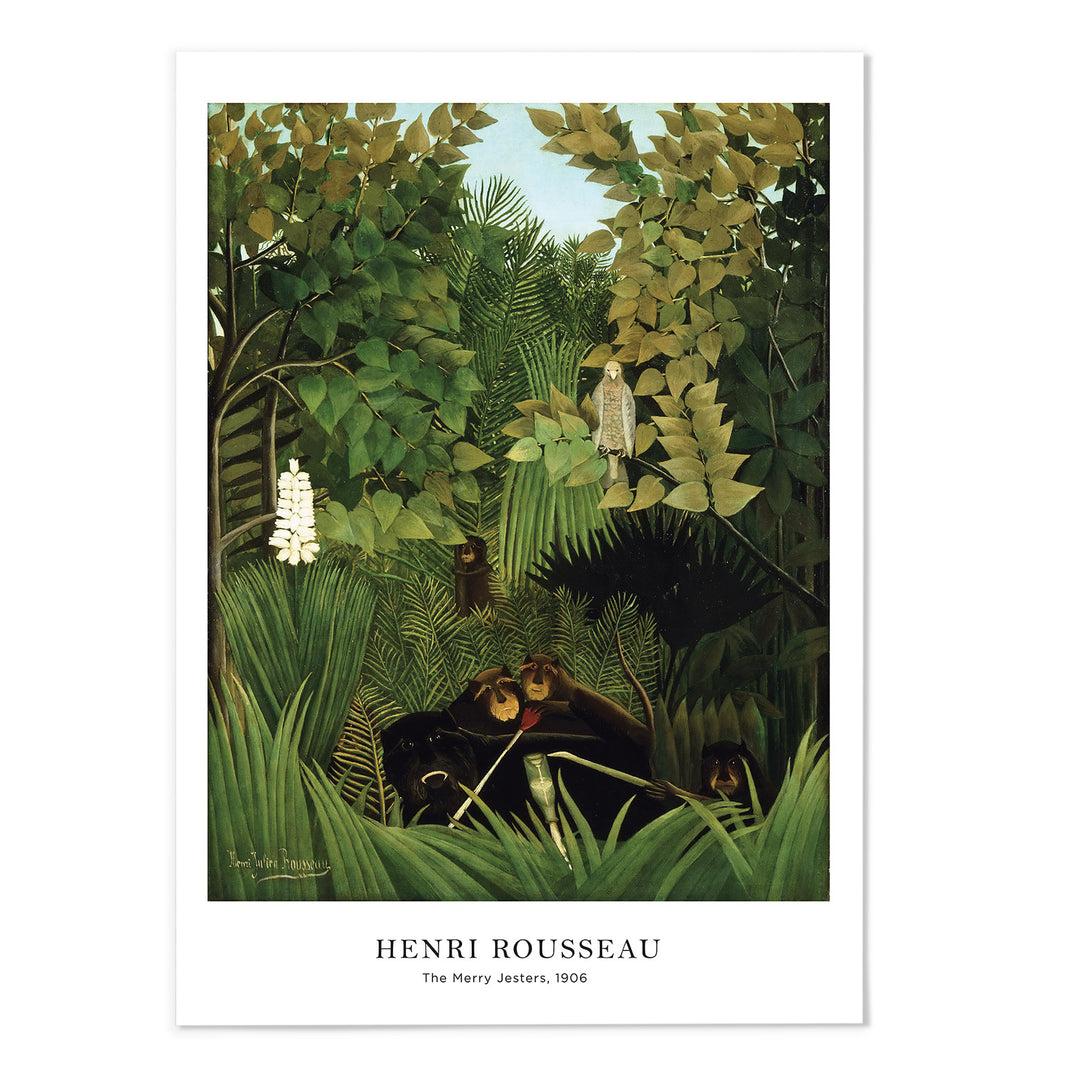 Henri Rousseau The Merry Jesters Art Print