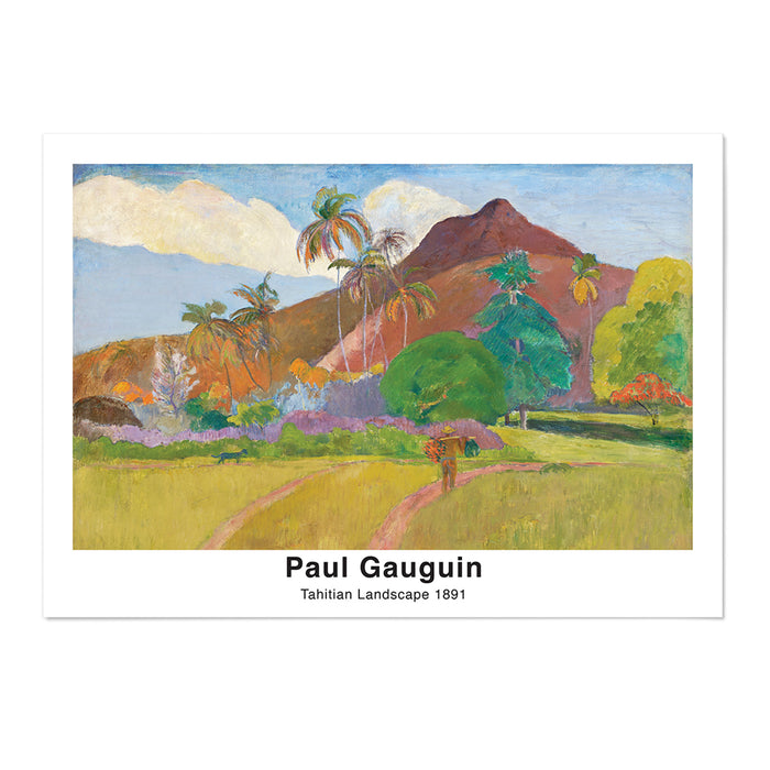 Paul Gauguin Tahitian Landscape Text Version