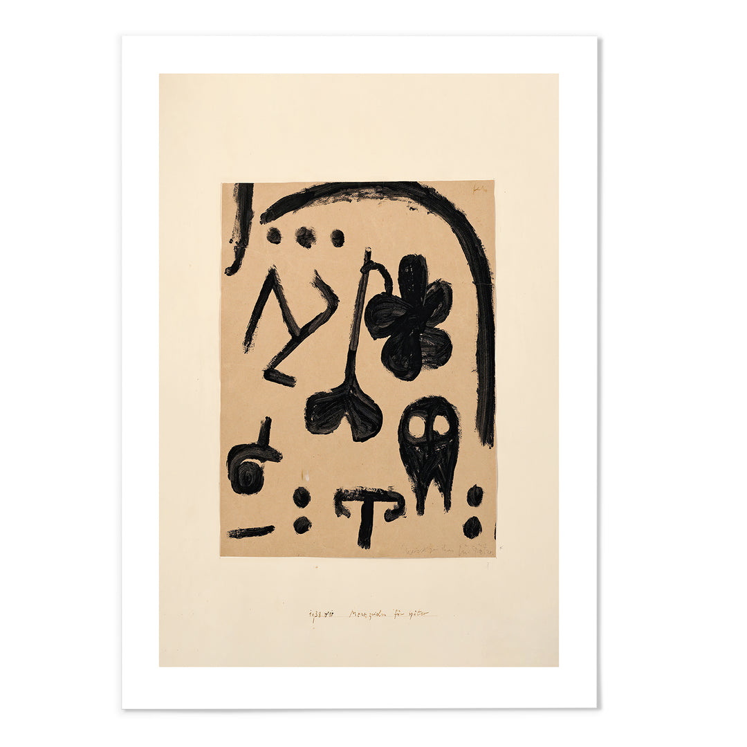 Paul Klee Merkzeichen für später Art Print