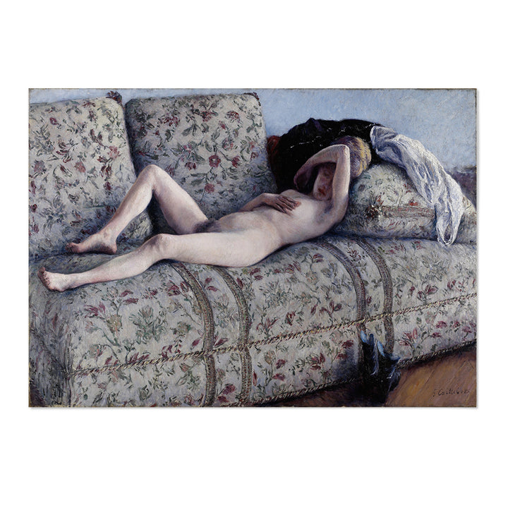 On a Couch Art Print