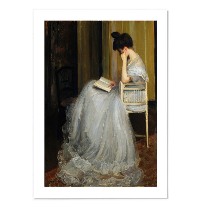 Woman Reading Art Print