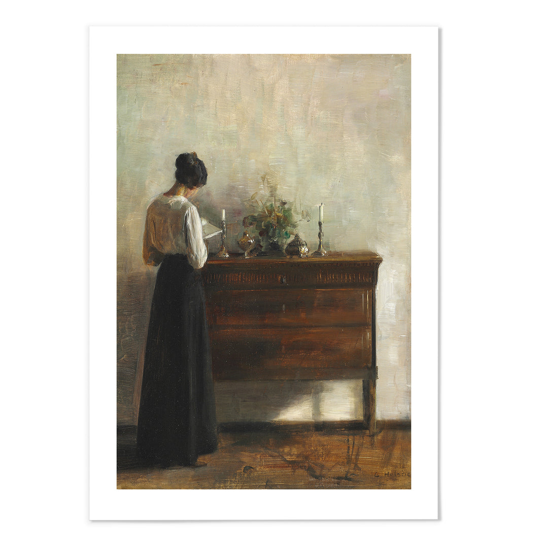 Interior with the Artist's Wife Art Print