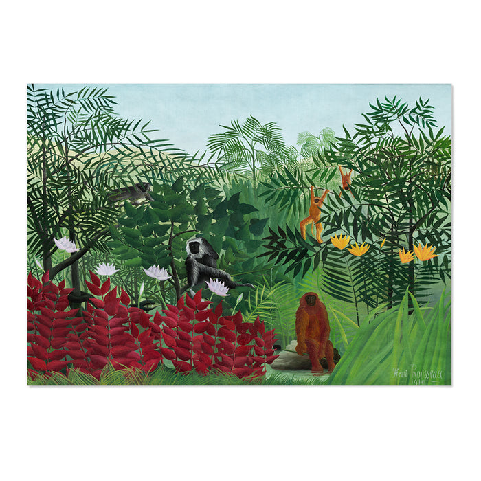 Tropical Forest with Monkeys