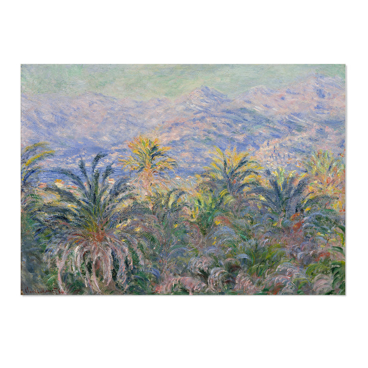 Palm Trees at Bordighera Art Print