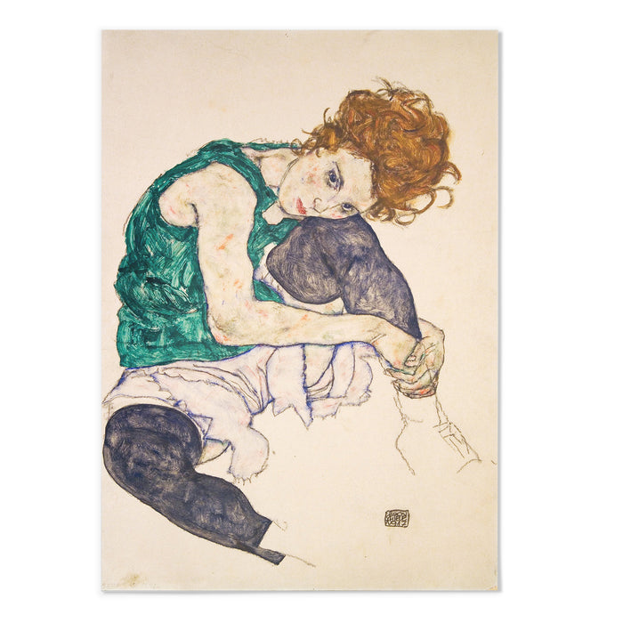 Seated Woman with Bent Knees