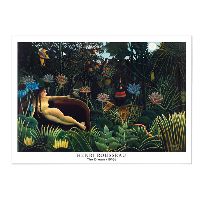 Henri Rousseau The Dream Text Version