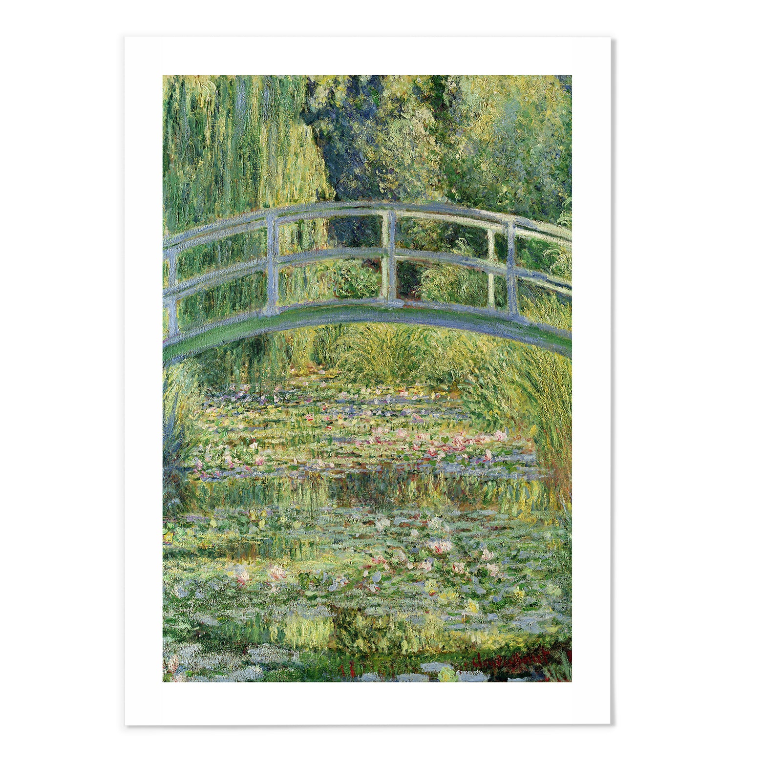 Monet The Water Lilly Pond Art Print - MJ Design Studio