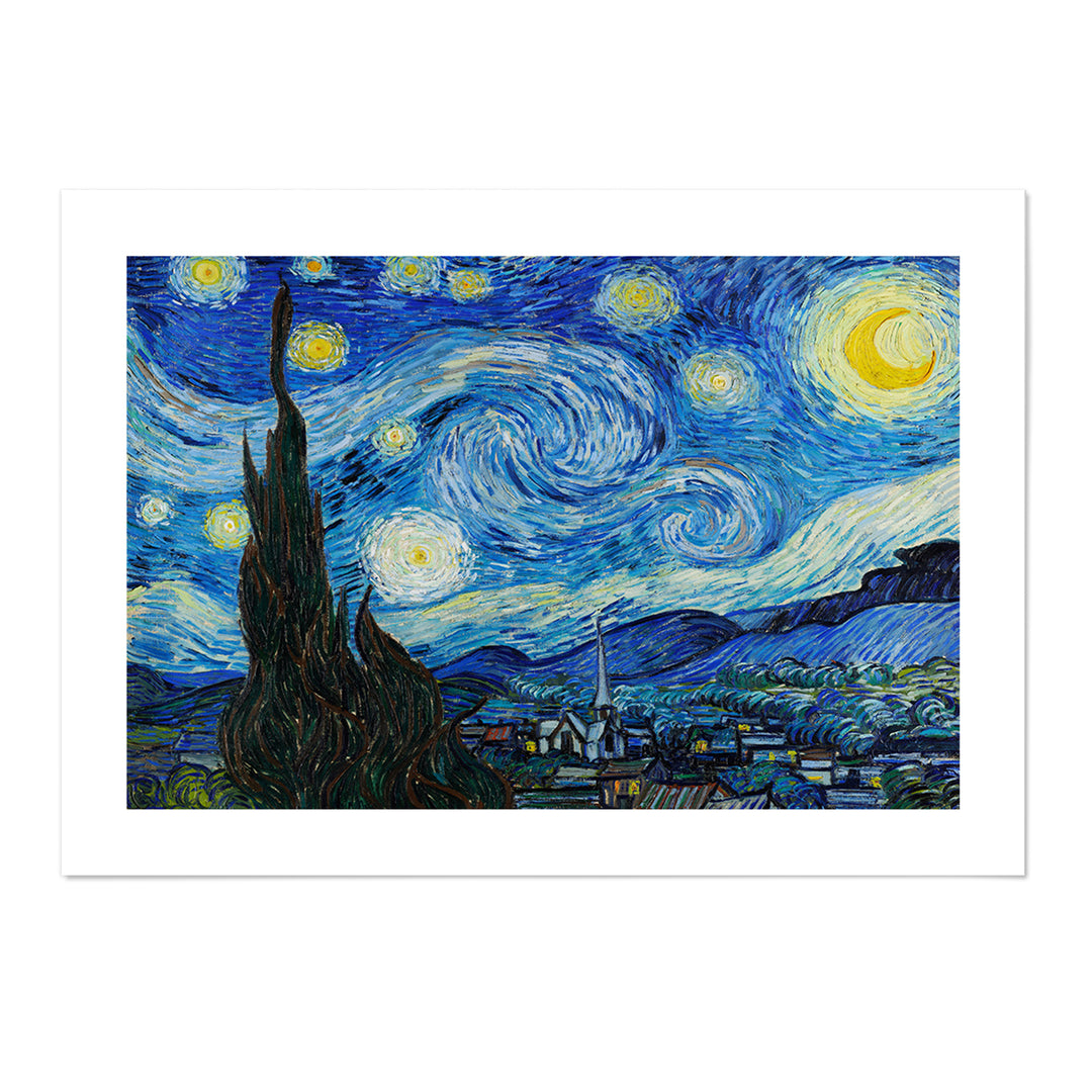 The Starry Night Art Print - MJ Design Studio