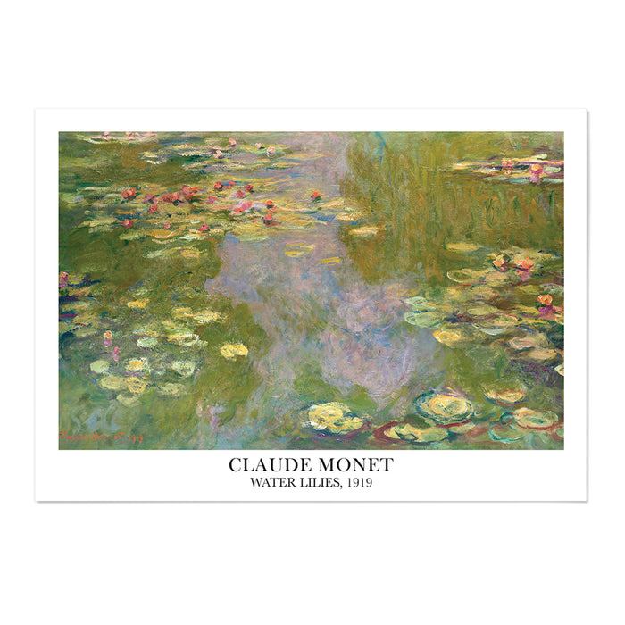 Monet Water Lilies 1919 Text Version