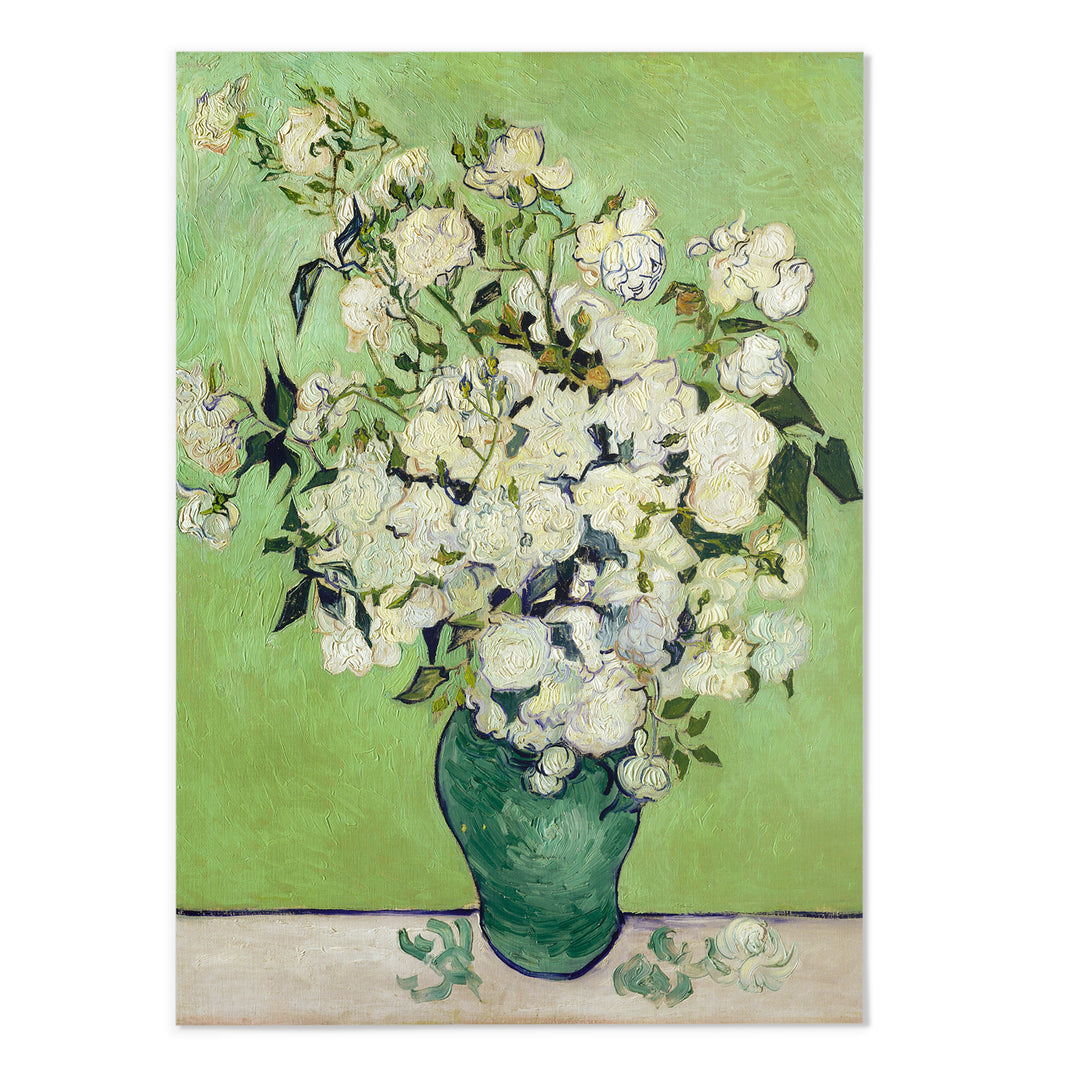 A Vase of Roses Van Gogh Art Print