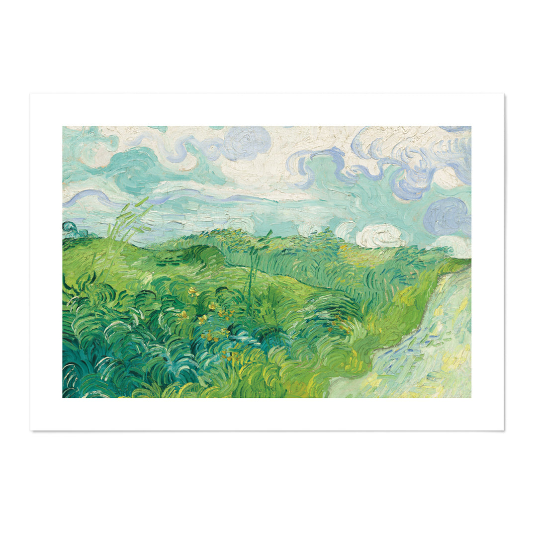 Green Wheat Fields Art Print