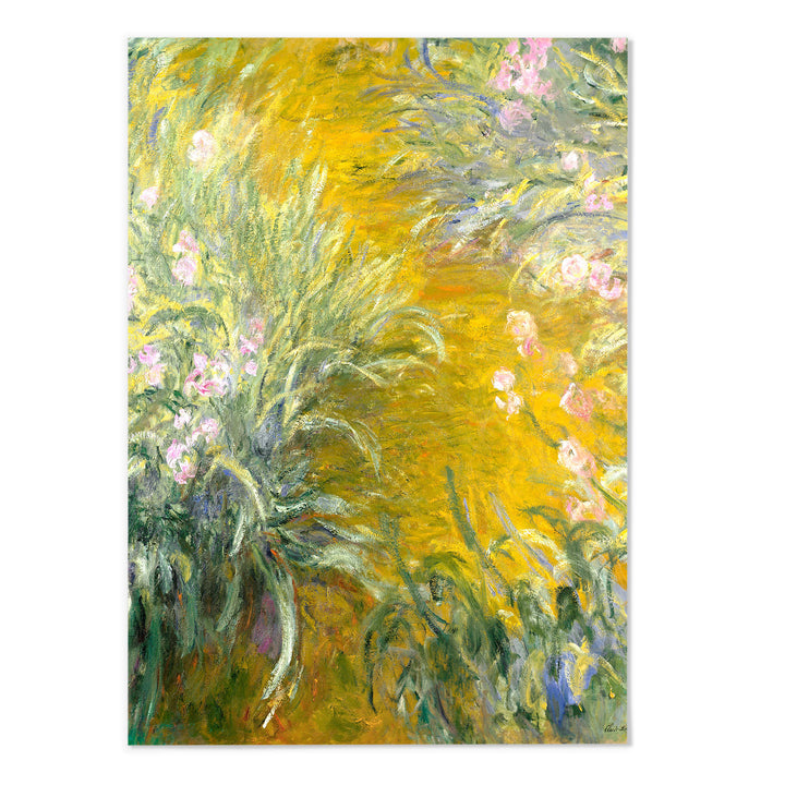 Monet The Path through the Irises Art Print