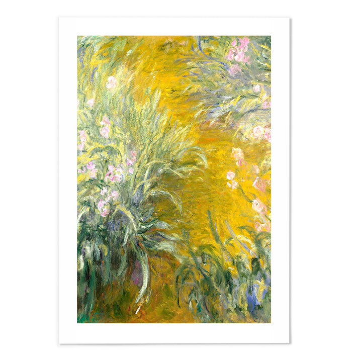 Monet The Path through the Irises Art Print