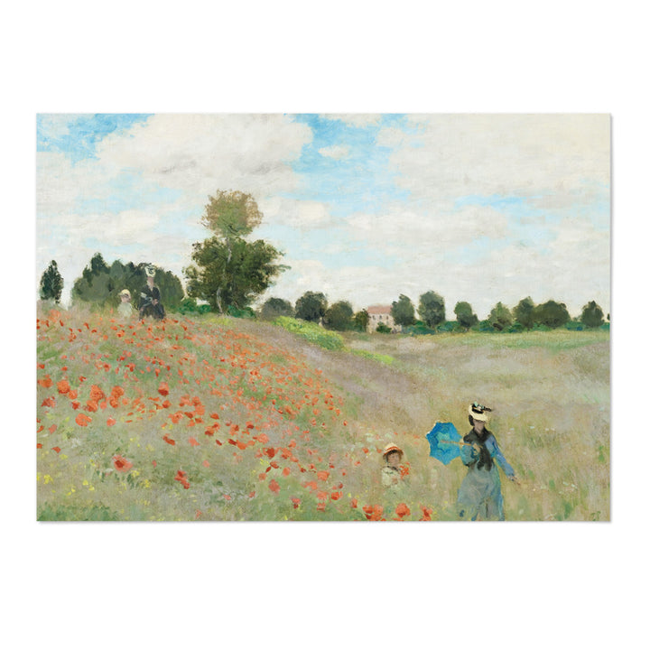 Monet The Poppy Field near Argenteuil Art Print