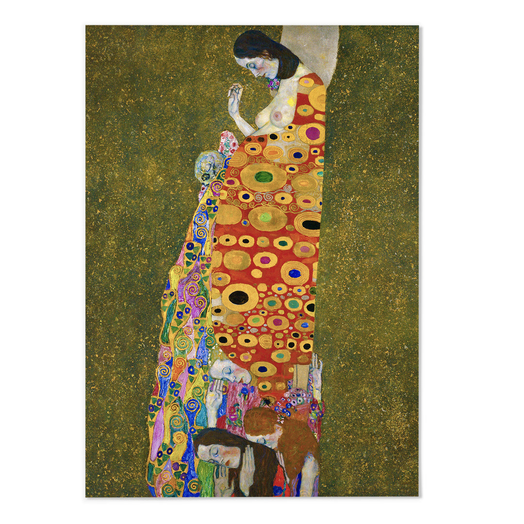 Hope II Gustav Klimt Art Print