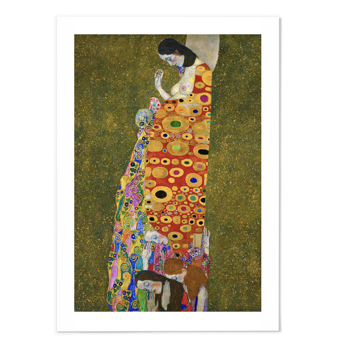 Hope II Gustav Klimt Art Print