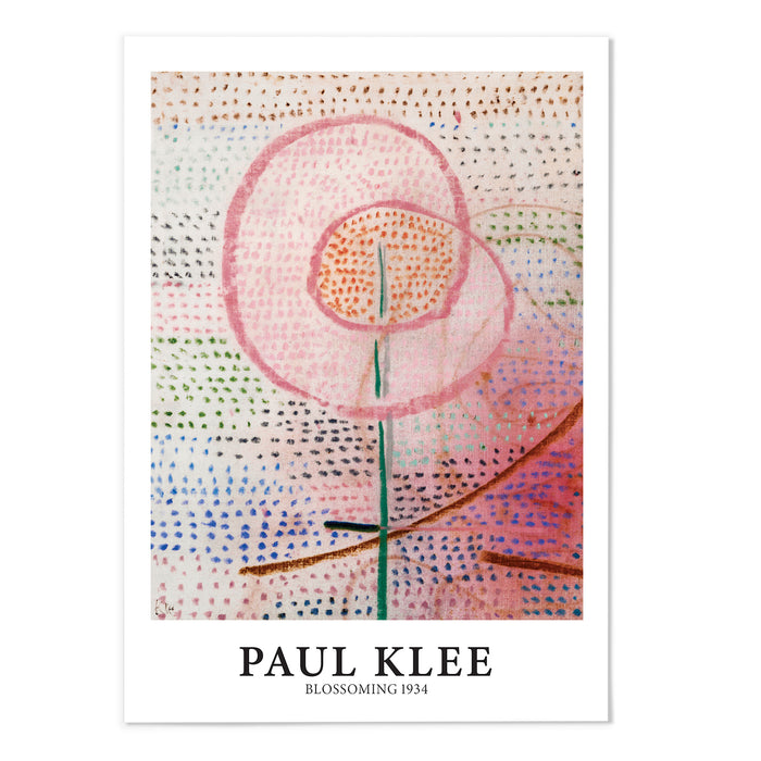 Blossoming Paul Klee Text Version