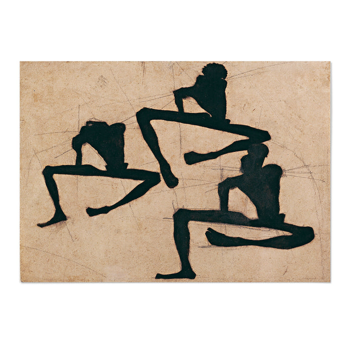Egon Schiele Composition with Three Male