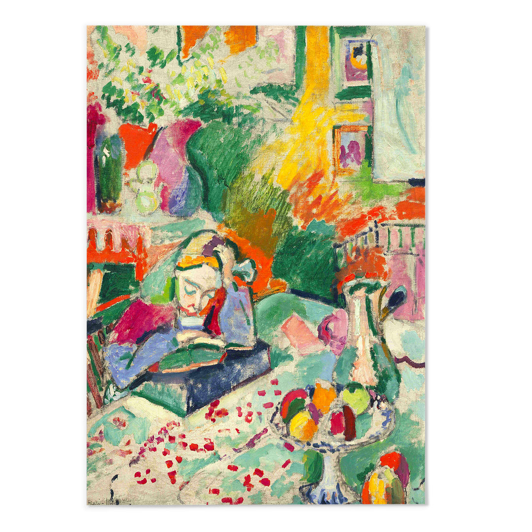 Henri Matisse Girl Reading Art Print