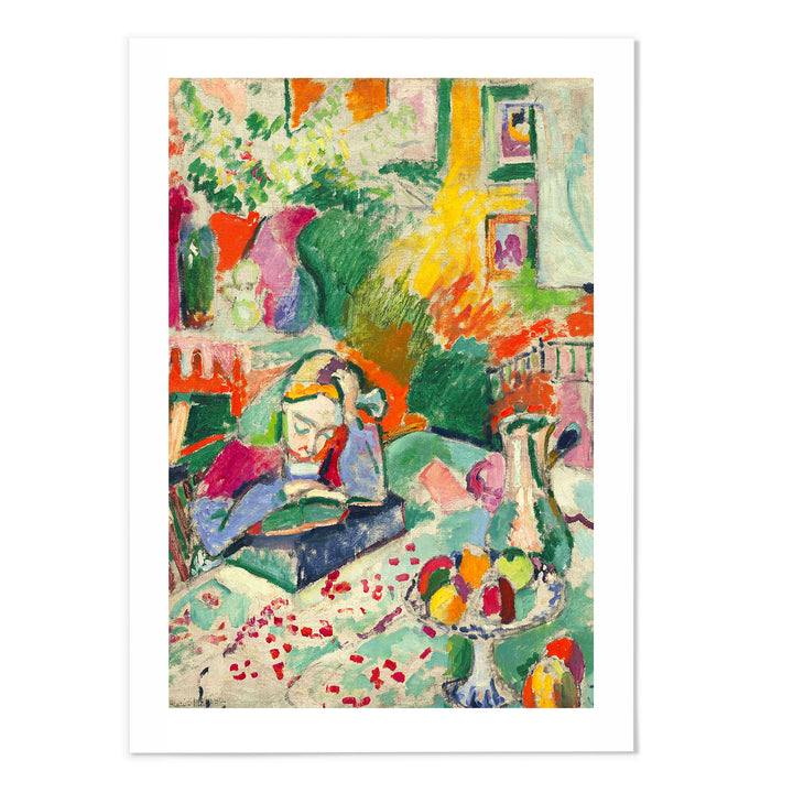 Henri Matisse Girl Reading Art Print