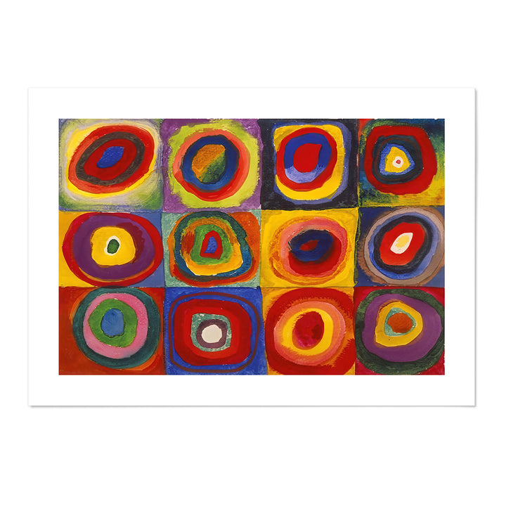 Kandinsky Color Study 1913 Art Print