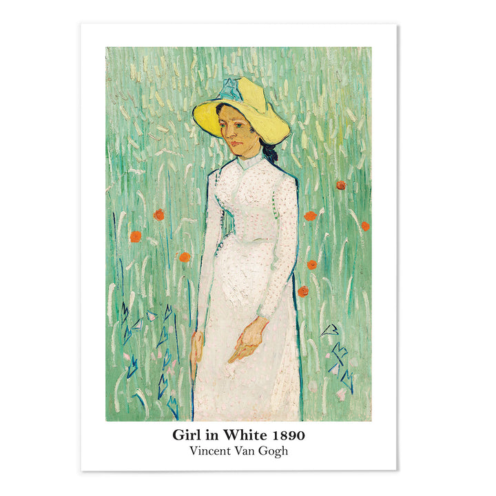 Van Gogh Girl in White Art Print