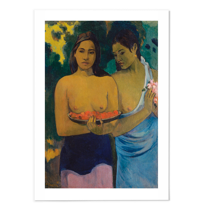 Paul Gauguin Two Tahitian Women Art Print