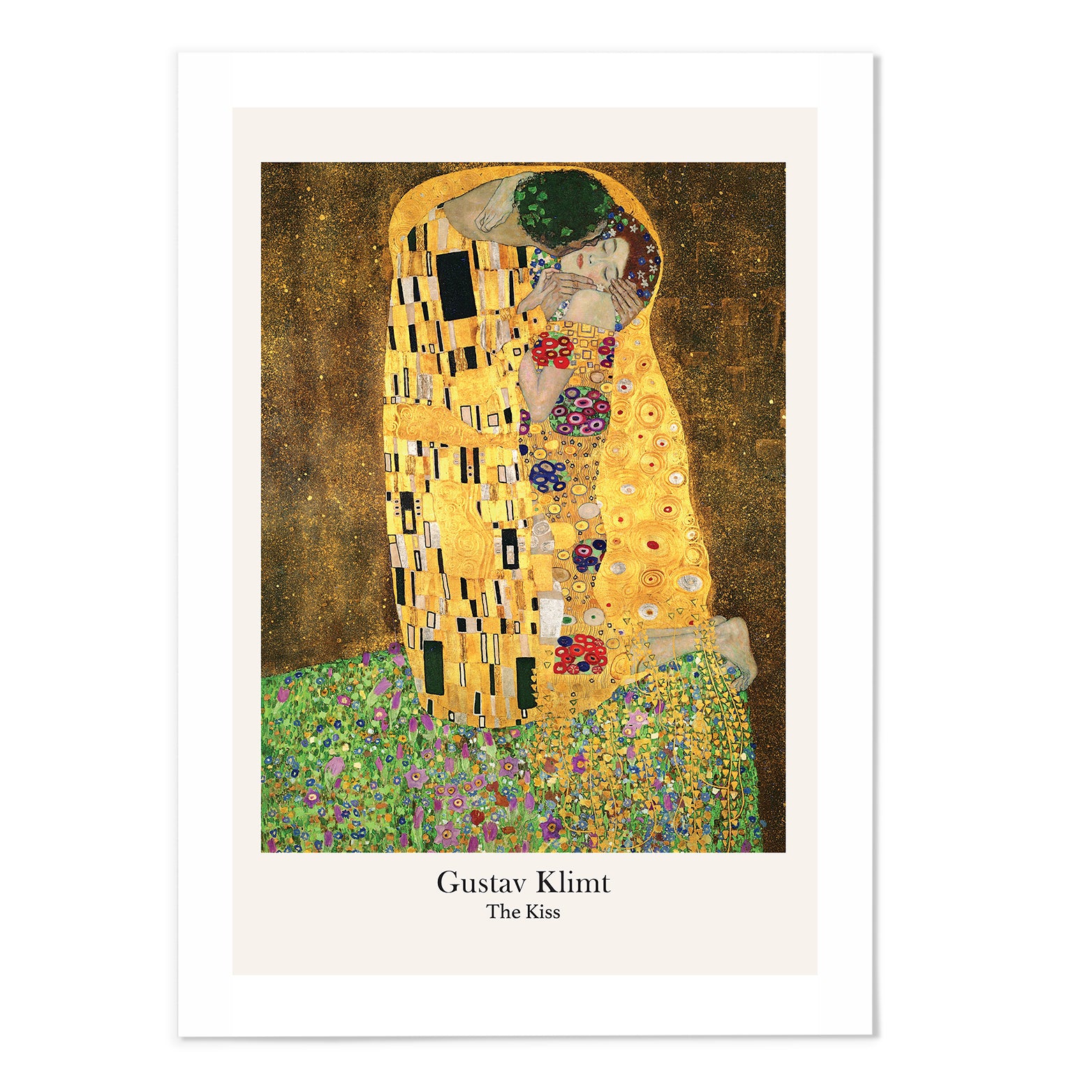The Kiss Gustav Klimt Art Print - MJ Design Studio