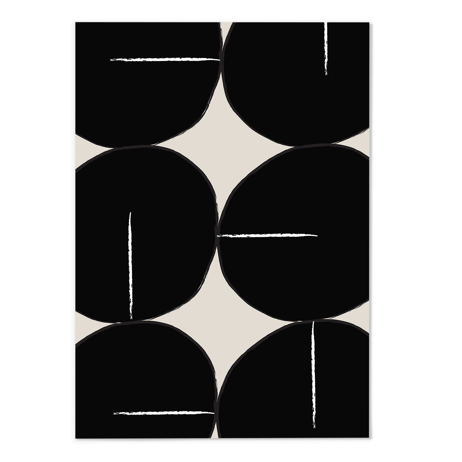 Monochrome Jungle Serenity Gallery Wall Art Set
