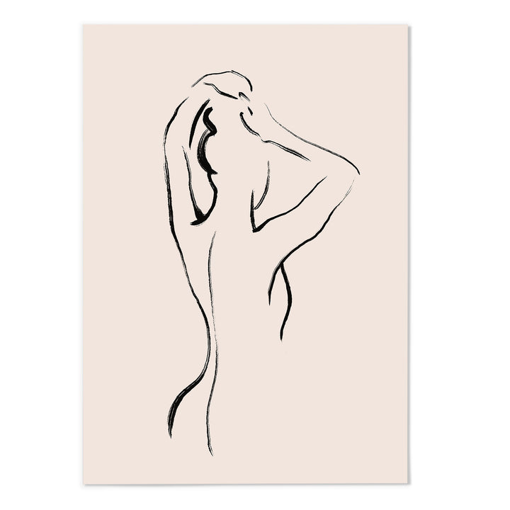 Femme Lines II Art Print