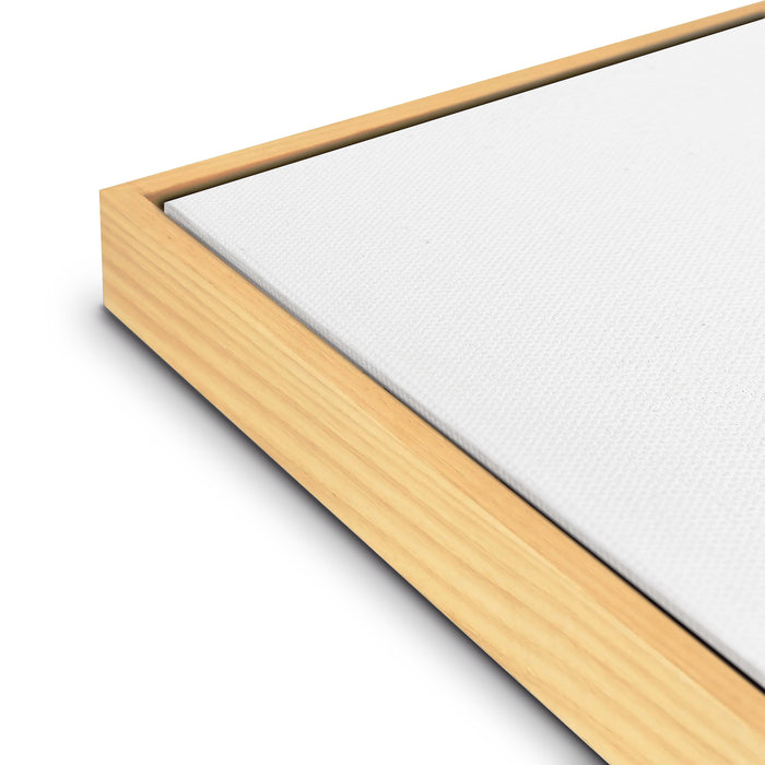 Natural Ash Wood Canvas Floater Frame
