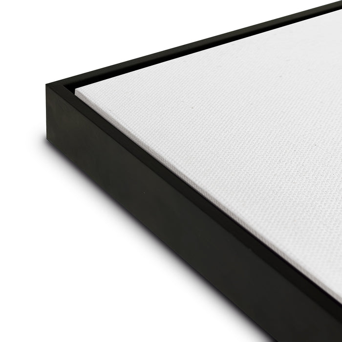 Black Wood Canvas Floater Frame