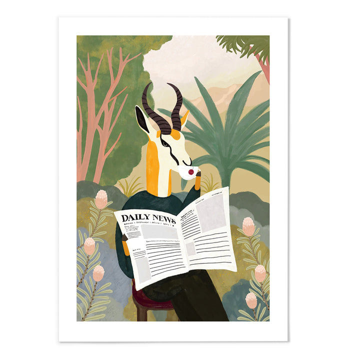 Springbok’s Tea Break Art Print