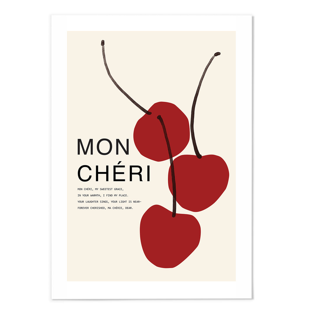 Mon chéri Art Print