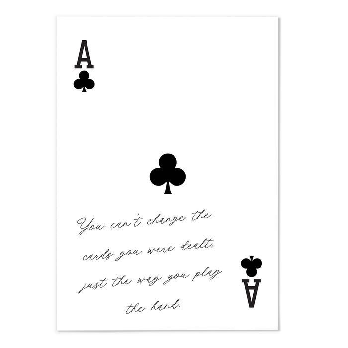 Clubs Playing Card