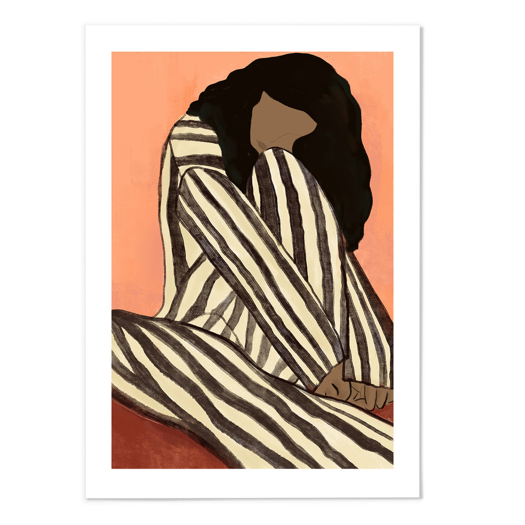 Pajama Portrait Art Print