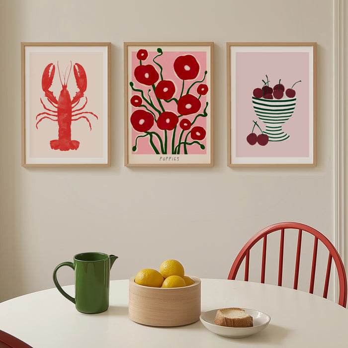 Rosé Gallery Wall