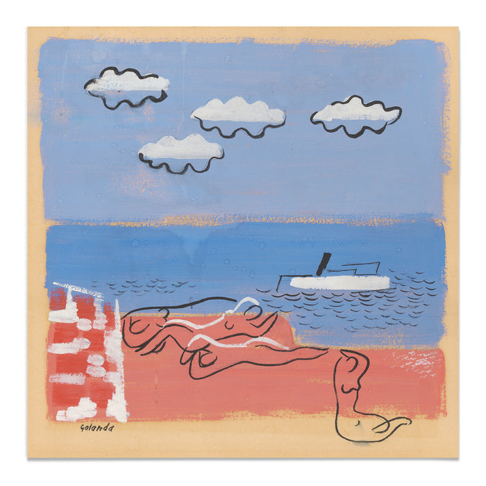 On the beach