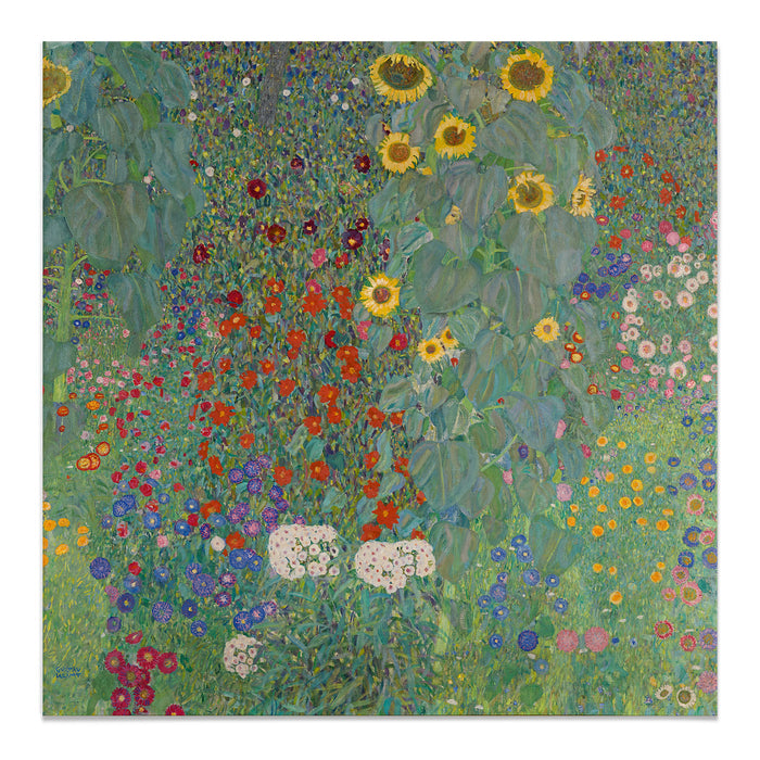Farm Garden with Sunflowers