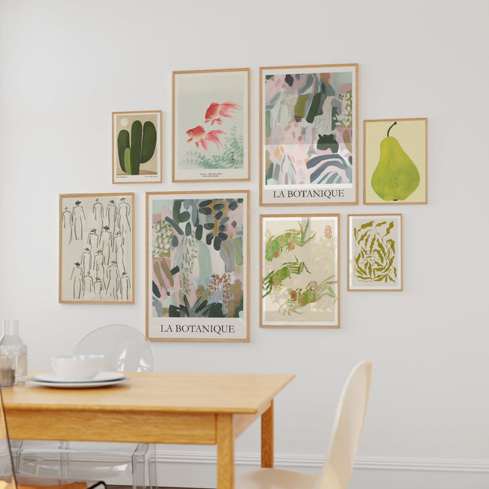 Green V Gallery Wall
